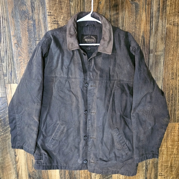 Aberdeen Other - Aberdeen Vintage Oil Rubbed Farmhouse Barn Work Jacket. SIZE L